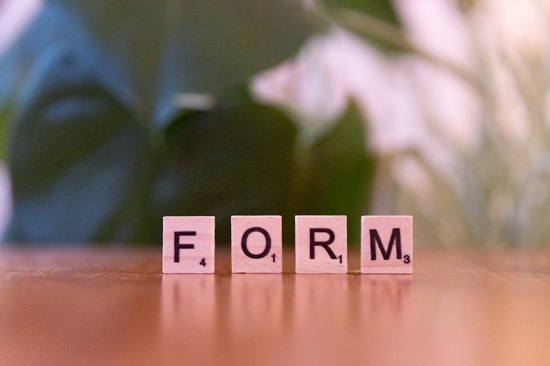 Photo Loan application form